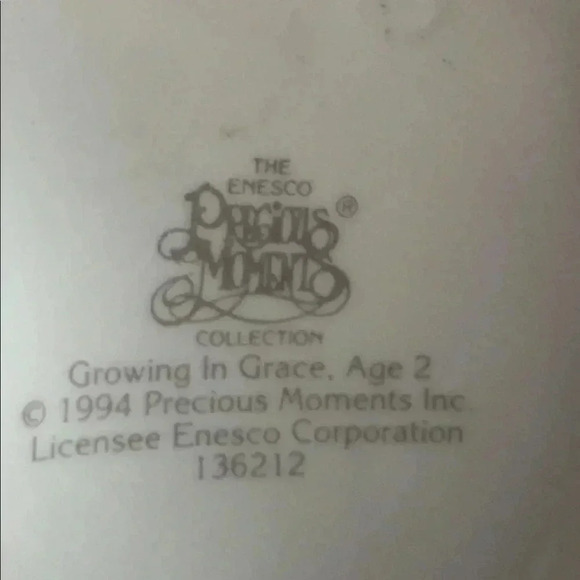 Precious Moments Growing in Grace Age 2 - Picture 6 of 6
